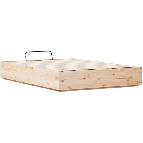  Otoman krevet Prirodna 120 x 190 cm Masivna borovina Slike