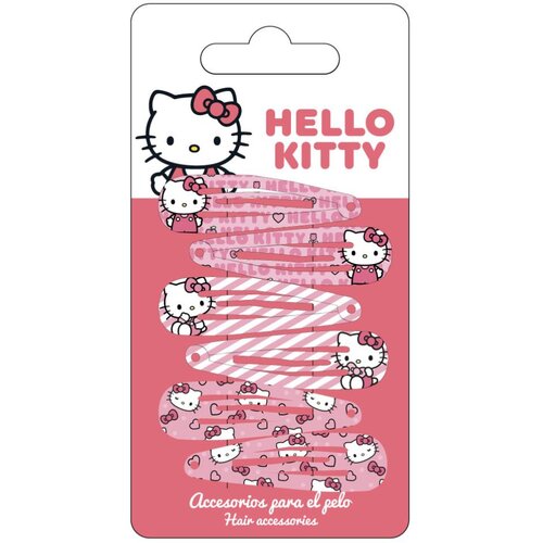 Hello Kitty hair accessories clips 6 pieces Slike