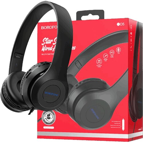 Borofone Slu&scaron;alice sa mikrofonom, 3.5 mm, dužina kabela 1.2 met. &ndash; BO5 Star sound Black Cijene