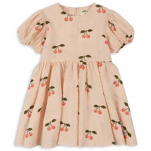 Konges Sløjd Dječja haljina boja: ružičasta, mini, širi se prema dolje