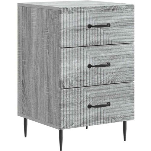  Noćni ormar Siva sonoma 43 x 41 x 66 5 cm Konstruirano drvo - Siva sonoma Cene