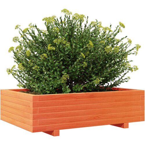  Vrtna sadilica vo&amp;scaron;tano smeđa 90 x 60 x 26,5 cm masivna borovina Slike
