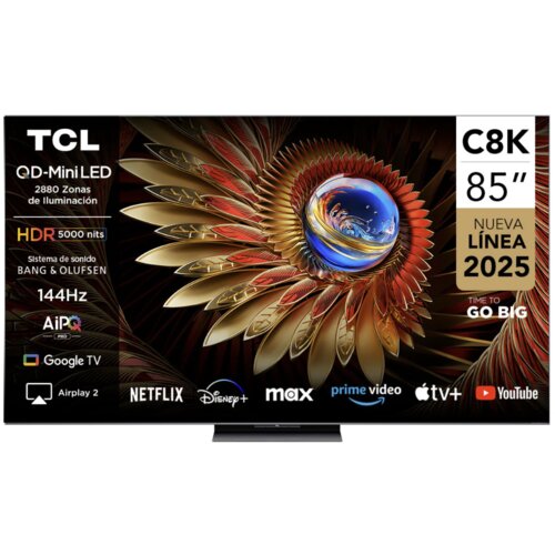 Tcl 85C8K qled miniled 85" 4K uhd 144Hz google tv crna Cene