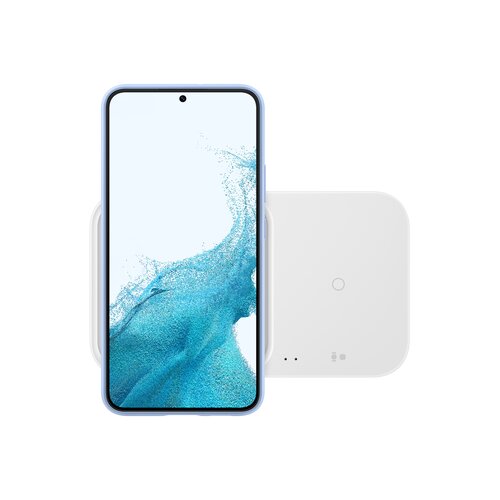 Samsung indukcijski punjač 2.77 A Wireless Charger Duo EP-P5400 EP-P5400BWEGEU Izlazi USB-C&amp;trade; bijela Slike