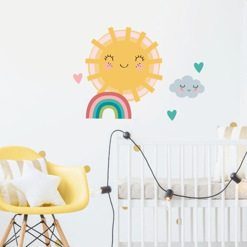 Ambiance Komplet stenskih nalepk Sun Clound in Rainbow Cene
