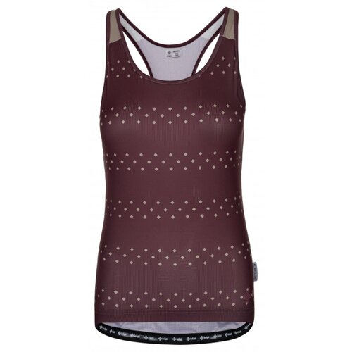 Kilpi VAI-W DARK RED women&amp;#039;s cycling top Slike