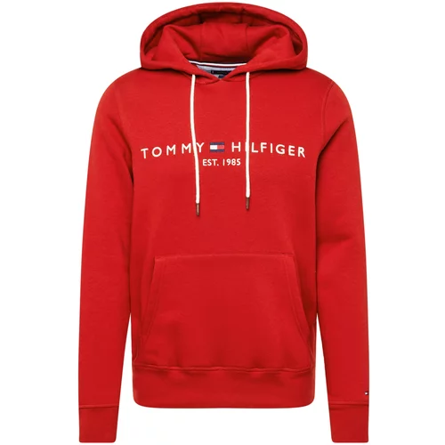 Tommy Hilfiger Sweater majica mornarsko plava / krvavo crvena / bijela