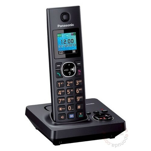 Panasonic KX-TG7861FXB bežični telefon Slike