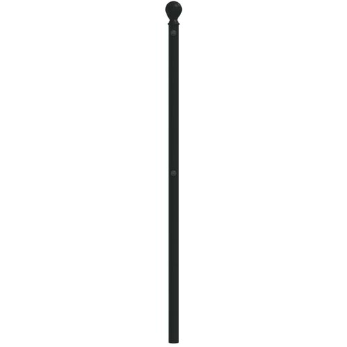 vidaXL Metalno uzglavlje crno 150 cm Cene