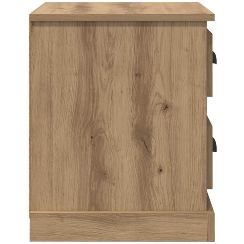  Noćni ormar s ladicama Umjetnički hrast 39 x 39 x 47.5 cm Slike