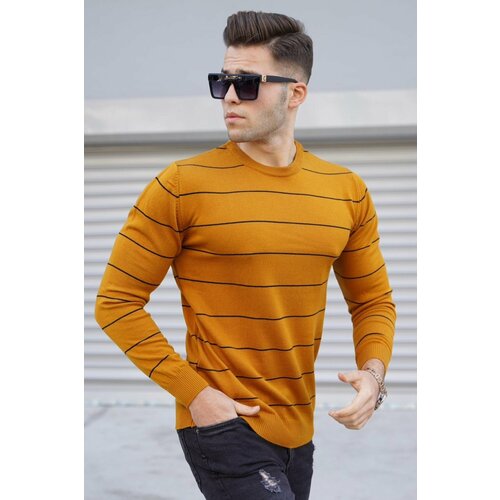Madmext Sweater - Orange - Regular fit Cene