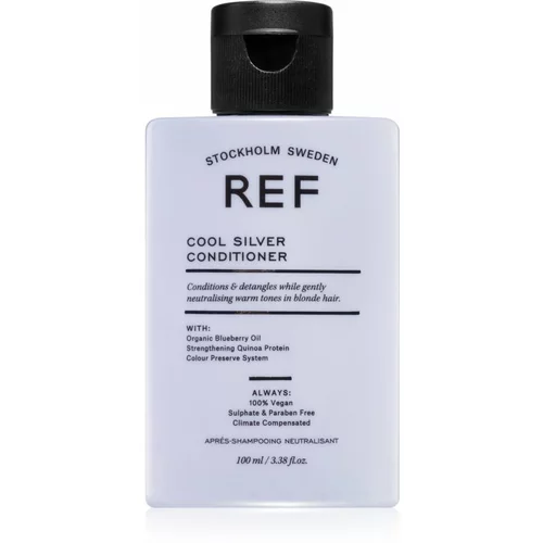 REF Cool Silver Conditioner hidratantni regenerator za neutralizaciju žutih tonova 100 ml
