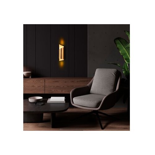 Opviq vall lamp u zlatnoj boji Kıvrık 15361 Slike