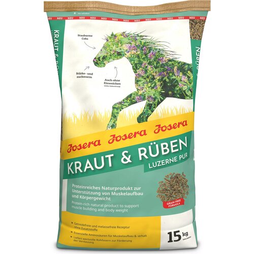 Josera Zeli&scaron;ča in pesa - čista lucerna - 15 kg Cene