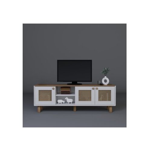 Hanah home Hanah Kućna TV komoda, boemski stil, 1600-143, 160x56x40 cm, bijela Slike