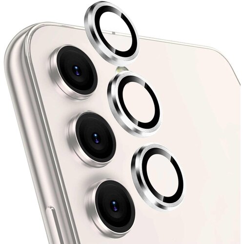  POSITIONER STAKLO KAMERE METAL SAMSUNG S23 PLUS SREBRENA Slike