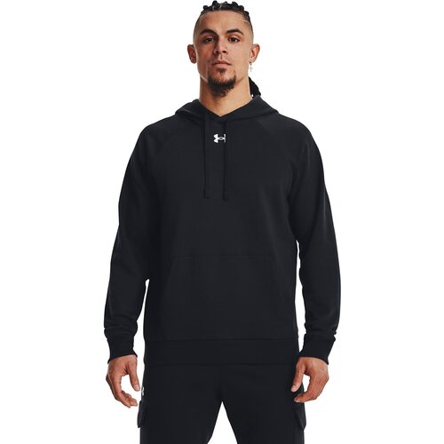 Under Armour Men‘s sweatshirt UA Rival Fleece Hoodie Black XXL Cene