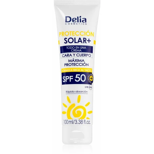 Delia Cosmetics Sun Protect zaščitna krema za obraz SPF 50 100 ml