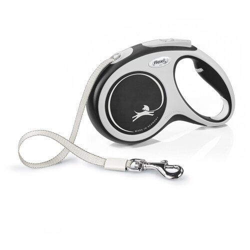 Flexi povodec - new comfort črn, trak m 500 cm, 25 kg Slike