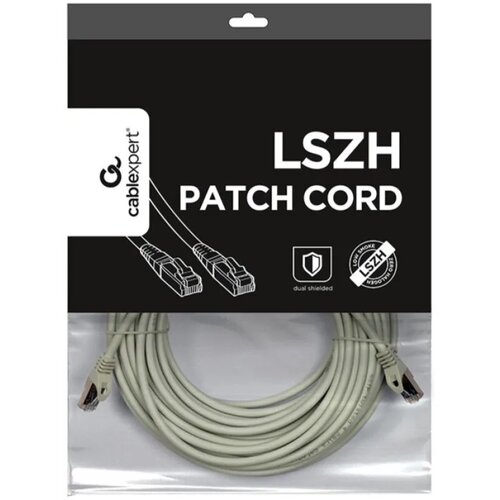  PP6A-LSZHCU-20M Mrezni kabl, SFTP CAT.6A BAKARNI LSZH Patch cord 20m Grey Cene