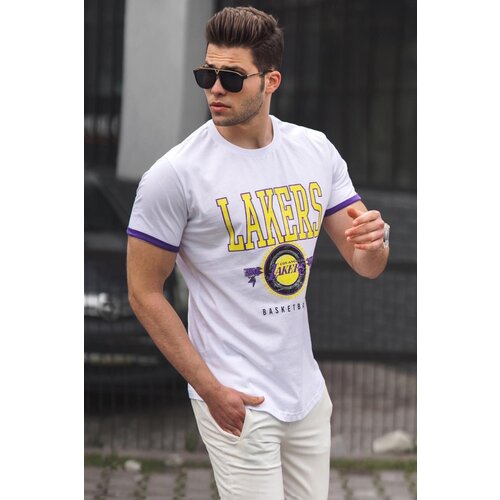 Madmext T-Shirt - White - Regular fit Slike