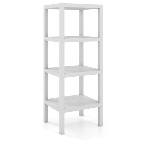 Costway 4-stopenjski plastični regal, (5000242025) Cene