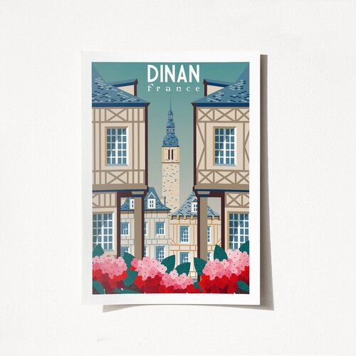 Wallity Poster Dinan France-1957, 42x59,4 cm Cijene