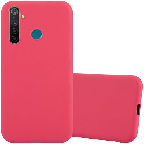 Cadorabo Case, združljiv z Realme v Candy Red - Za&scaron;čitni pokrov iz fleksibilnega silikona TPU, (20593778) Cene