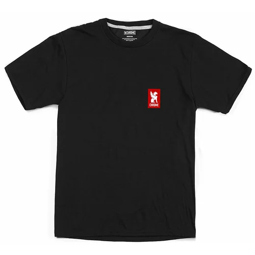 CHROME Industries Vertical Red Logo Tee