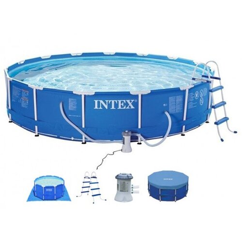 Intex bazen Prism frame 4.57m x 1.07m metalni okvir Slike