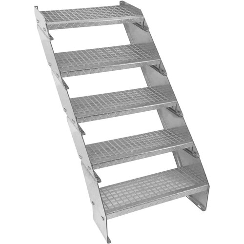 Monster Nastavljivo 5-delno pocinkano stopni&amp;scaron;če - 600 mm &amp;scaron;irine, (21571139) Slike