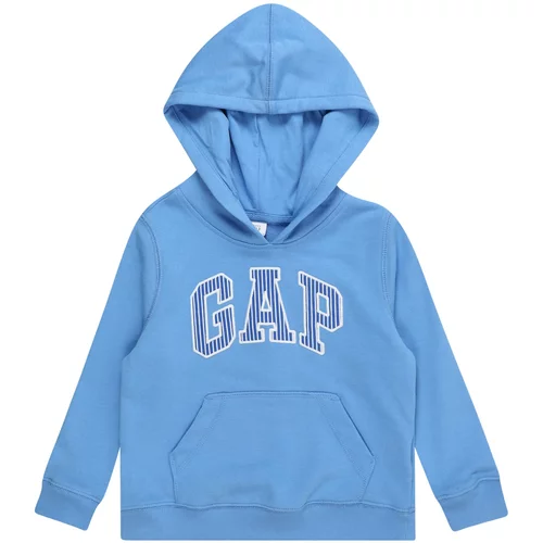 GAP Sweater majica 'V-FRCH' plava / mornarsko plava / bijela