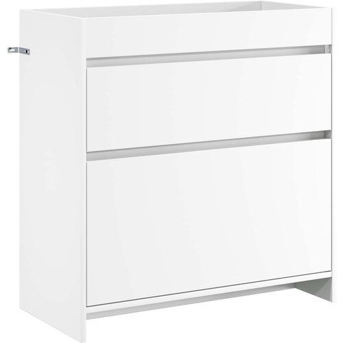 vidaXL Kopalniški kabinet pod umivalnikom Bela 78,5 x 37,5 x 81 cm, (5000245360) Cene