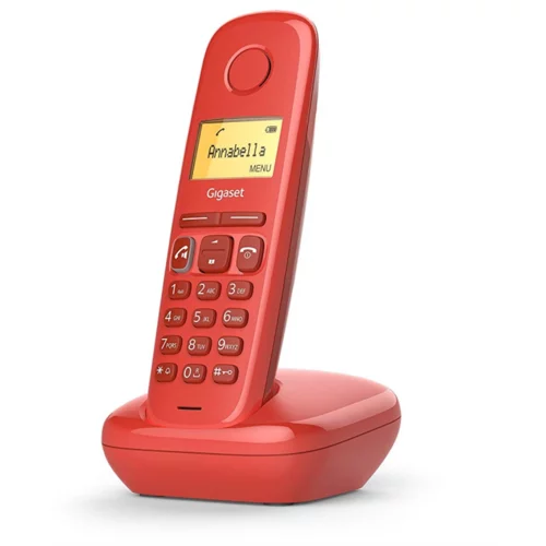 Gigaset Rdeči brezžični A270 fiksni telefon, (20576011)