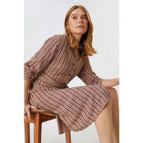 Koton Dress - Burgundy - Shirt dress Slike