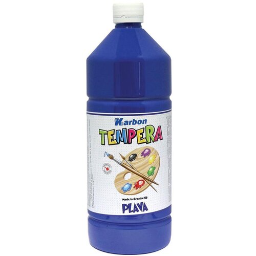 Karbon tempera barva modra, 1 L Cene