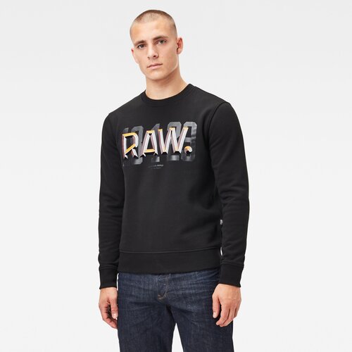 G-star Sweatshirt - Raw dot r sw l\s black Cijene