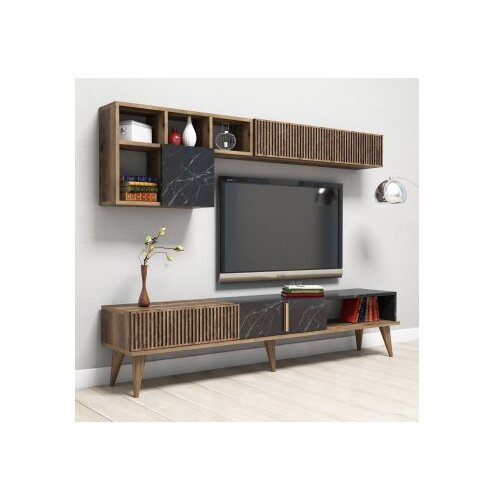 Hanah home Set TV Komoda i klub sto Orah Slike