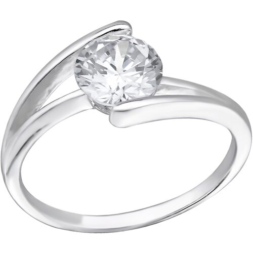 Kesi Silver Double Ring Engagement Ring Slike