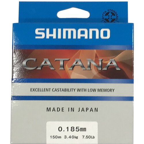 Shimano struna monofil catana, 150 m, 0.18 5mm, 3.4 kg, siva Slike