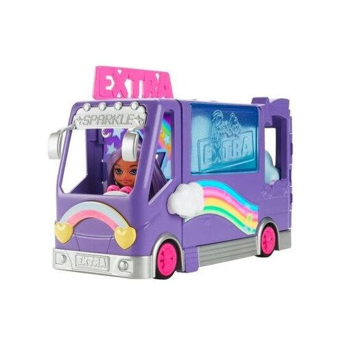 Mattel igračka autobus sa Barbie extra mini HKF84 Slike