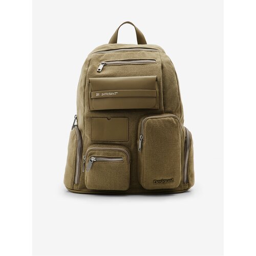 Desigual Khaki Women's Backpack Pocketmas Chester Maxi - Women Cijene