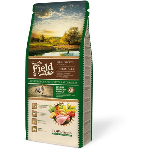 Sam's Field za pse Dog large junior piletina i krompir 13kg Cene