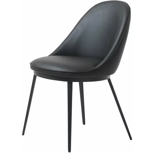 Unique Furniture crna blagovaonica stolica iz jedinstvenog imitacije namještaja