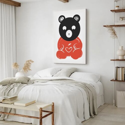  Slika - Thoughtful Bear (1 Part) Vertical 80x120 Standard Slike