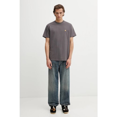Carhartt WIP Chase T-shirt porphyry / gold Slike