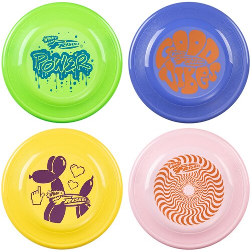WHAM - O Frisbee Komplet 4 Letečih Diskov, 23.75 cm 100 g za Otroke 5+, (22088657) Cene