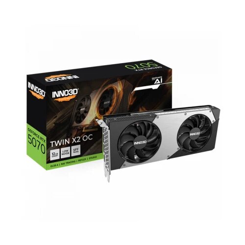 Inno3d GeForce RTX 5070 Twin X2 OC 12GB GDDR7 192-bit HDMI 3x DP Cene