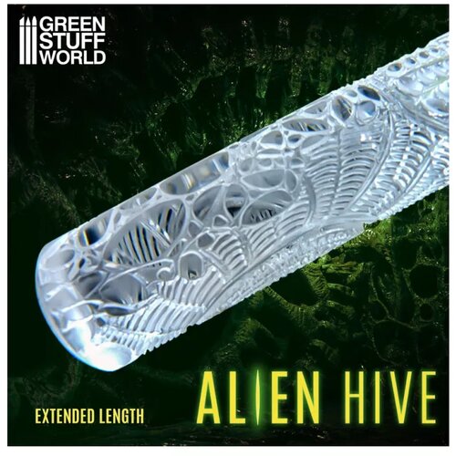 Green Stuff World alien hive rolling pin Slike