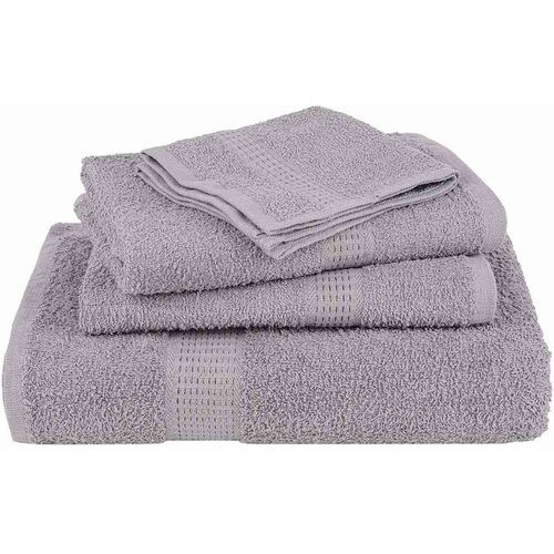  Ručnici za kupanje FROGN 10 kom sivi 100x150 cm 360 g/m&amp;sup2; Slike
